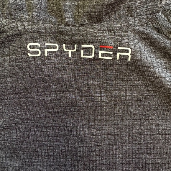 Spyder Active Men's Long Sleeve 1/4 Zip Shirt, Gray, Large NWT - Picture 8 of 15